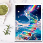 Preview: Diamond Painting Sternenhimmel und Regenbogen